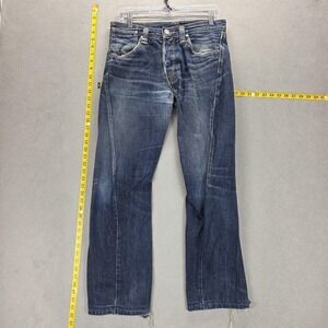 Vintage Levis Engineered Jeans Womens Blue Twisted Button Fly Fits 31x30